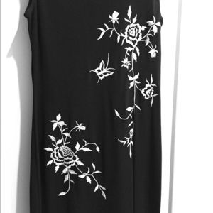 90s Long Black Dress